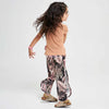 <span class="grassetto"> PANTALONI </span> alla Turca Satin Floreale Neri Girl